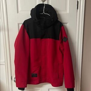 Hollister all weather three season full zip hooded spring jacket men’s size L